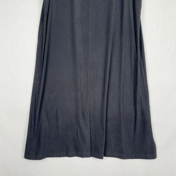 Vtg CJ Banks Dress Womens 18W Plus Black Midi Winter Nature Scene Modest Jumper - Picture 9 of 16